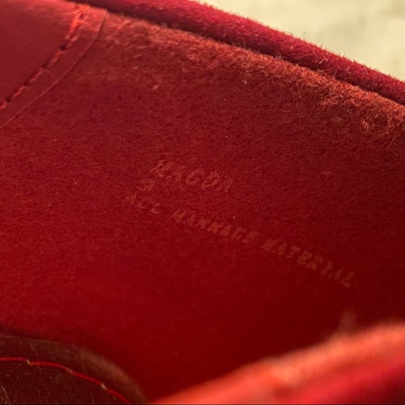 NWOB JustFab Magda Red Soft Stiletto Round Toe Heel with Side Bow size 9 - Picture 2 of 10